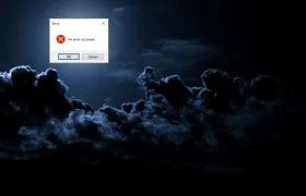 Chyba systému vyřadila z provozu Měsíc na noční obloze