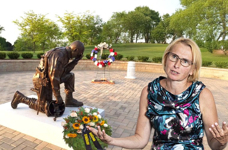 Kateřina Konečná omylem uctila památku amerického padlého neznámého vojína, Kreml zuří