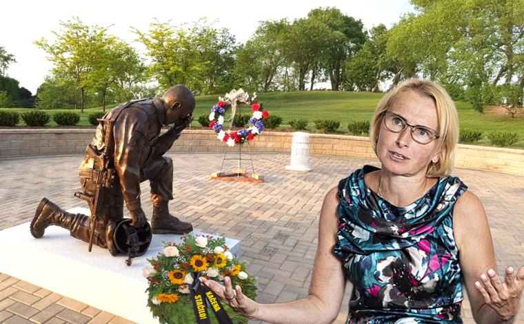 Kateřina Konečná omylem uctila památku amerického padlého neznámého vojína, Kreml zuří