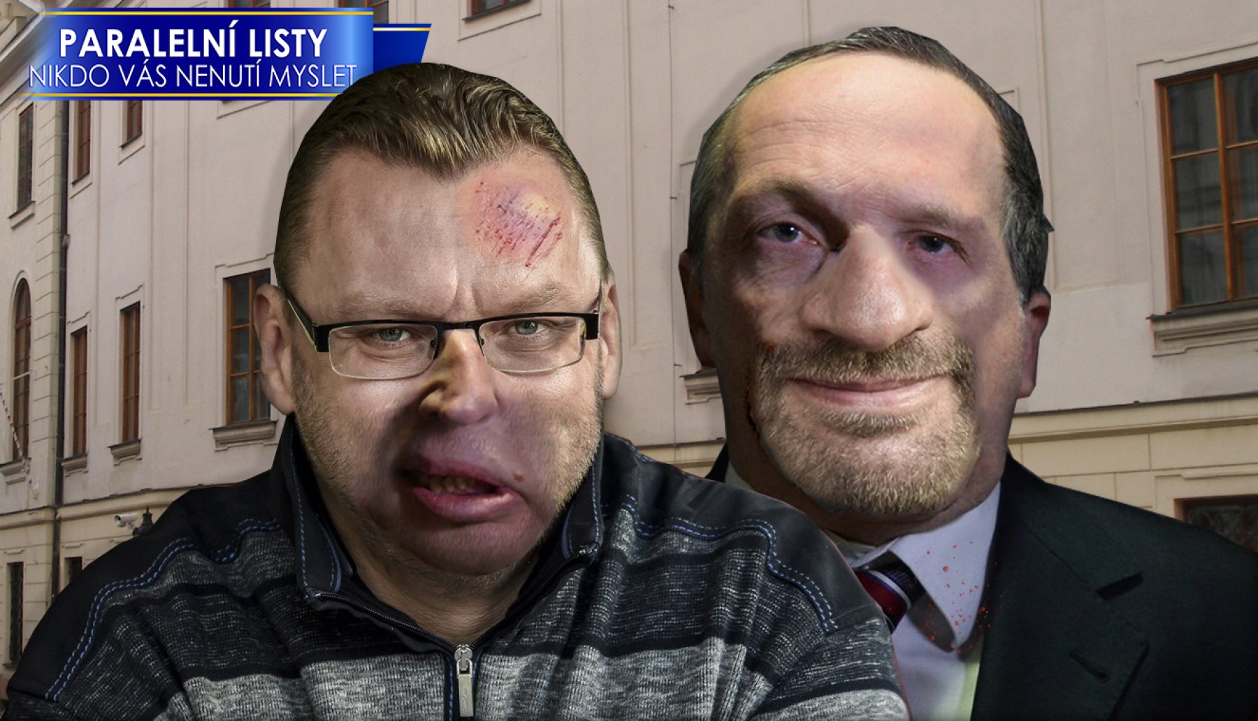 Poslanec Volný si to šel vyříkat ven. Potkal tam Vénu a vjeli si do vlasů!