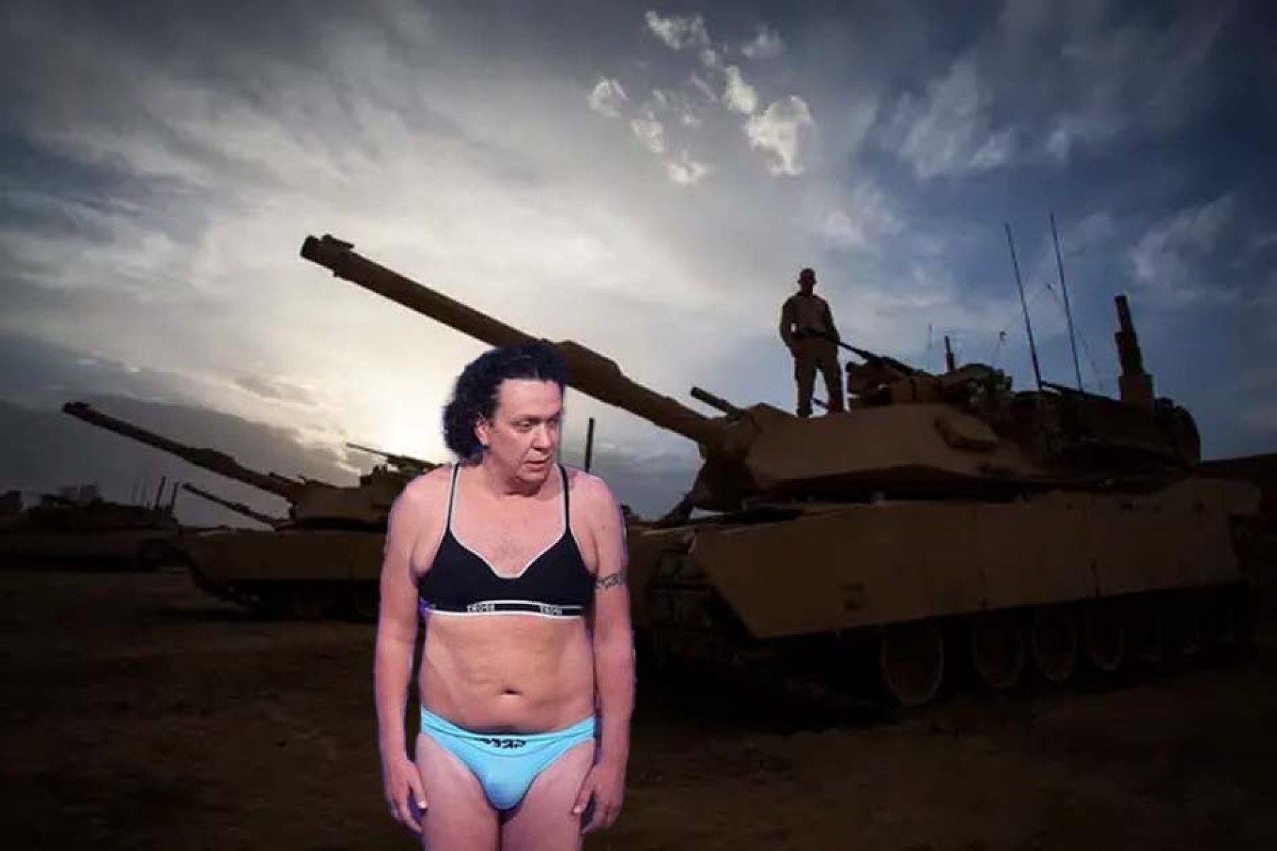 Polonahá Marta Semelová zastavila americký konvoj jedoucí přes Českou republiku