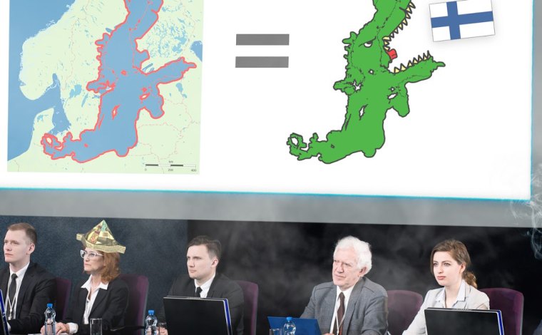 Zhulení geografové varují: Baltské moře je ve skutečnosti obrovský krokodýl, který chce sežrat Finsko!