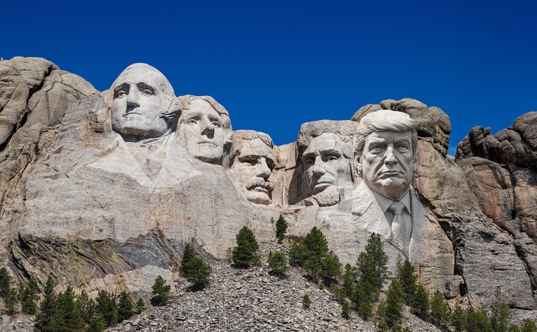 Na Mount Rushmore finišuje tesání pátého prezidenta