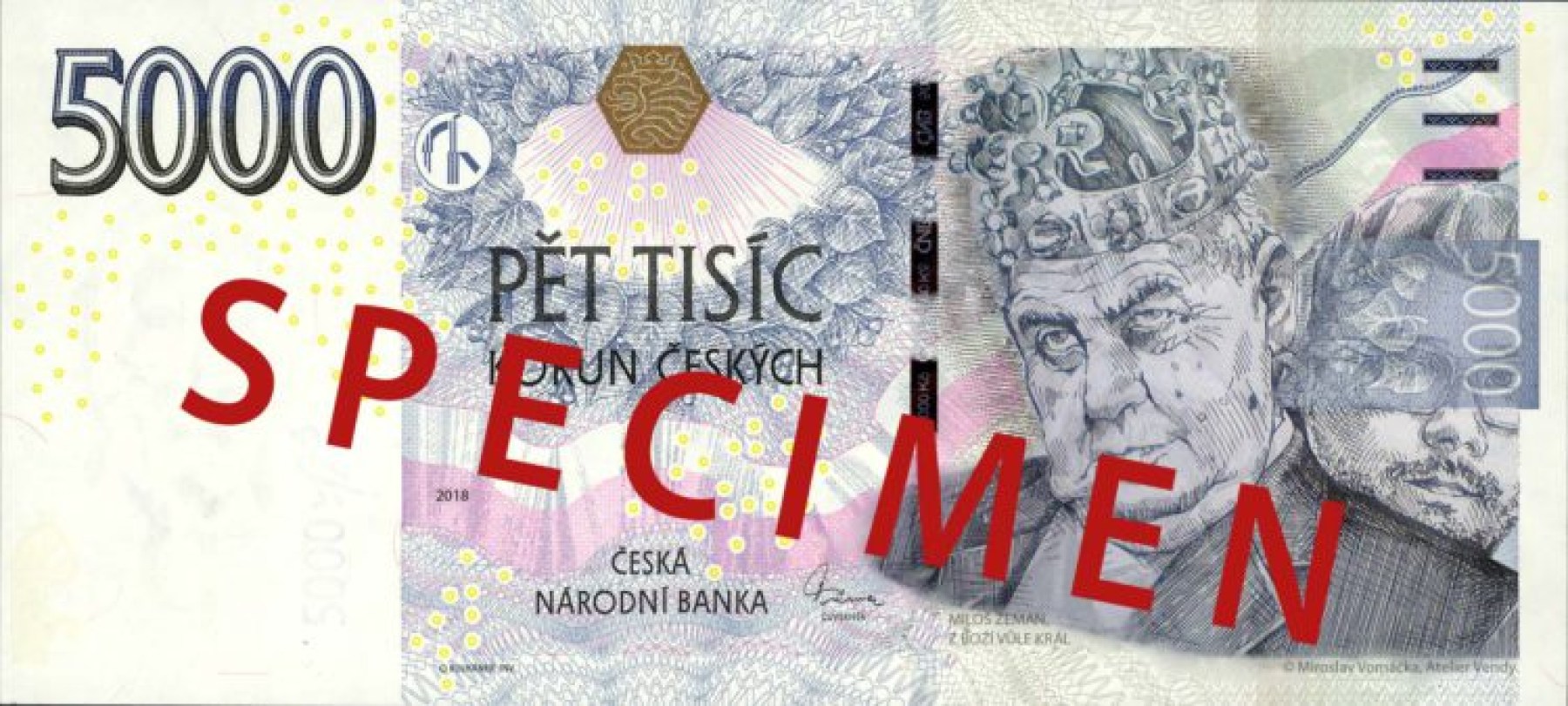 ČNB bude v případě znovuzvolení Miloše Zemana emitovat novou bankovku!