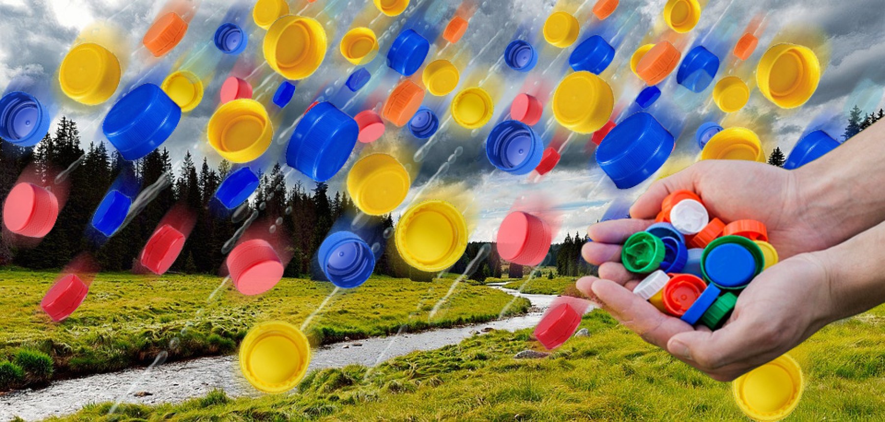 Plast už je v koloběhu vody. Na Šumavě dnes poprvé pršela víčka!