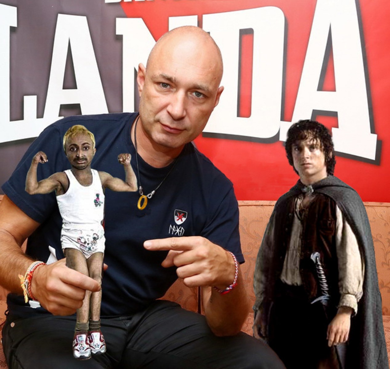 Daniel Landa ukázal svého trpaslíka. Je malý a scvrklý. Pytlík také!