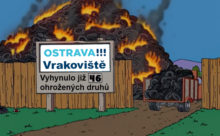 Vzduch v Ostravě je nejčistší za poslední půlstoletí, místní na protest zapálili vrakoviště