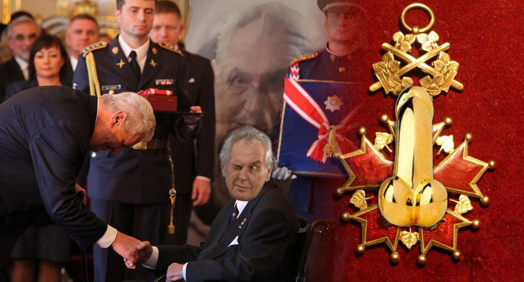 Prezident vyznamená prvního zmrda! Cenu předá sám sobě.
