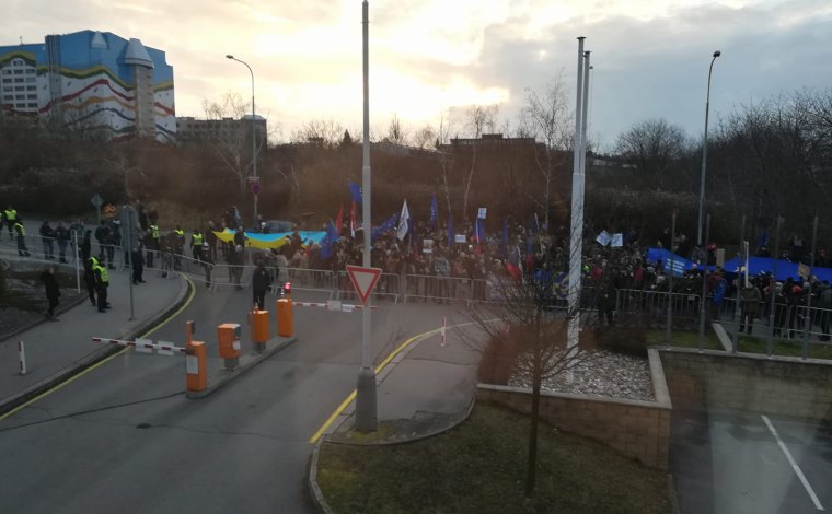 Záznam ze setkání Tomia Okamury, Wilderse a LePenky