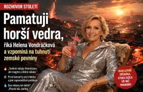 41 °C? Pamatuji horší vedra, říká Helena Vondráčková. Vzpomíná na tuhnutí zemské pevniny